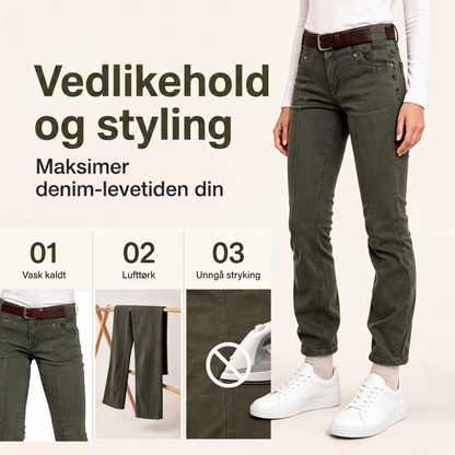 Chic stretch slanke jeans for kvinner