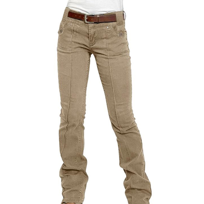 Chic stretch slanke jeans for kvinner