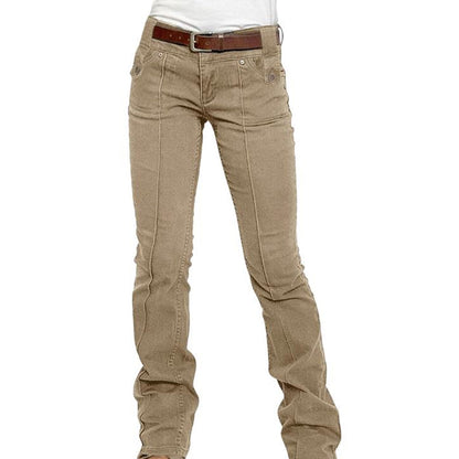 Chic stretch slanke jeans for kvinner