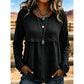 Kvinner vintage frynser og dusk casual topp