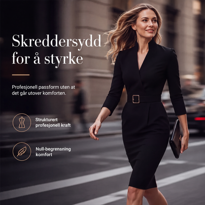 Midjebetont stilfull kjole