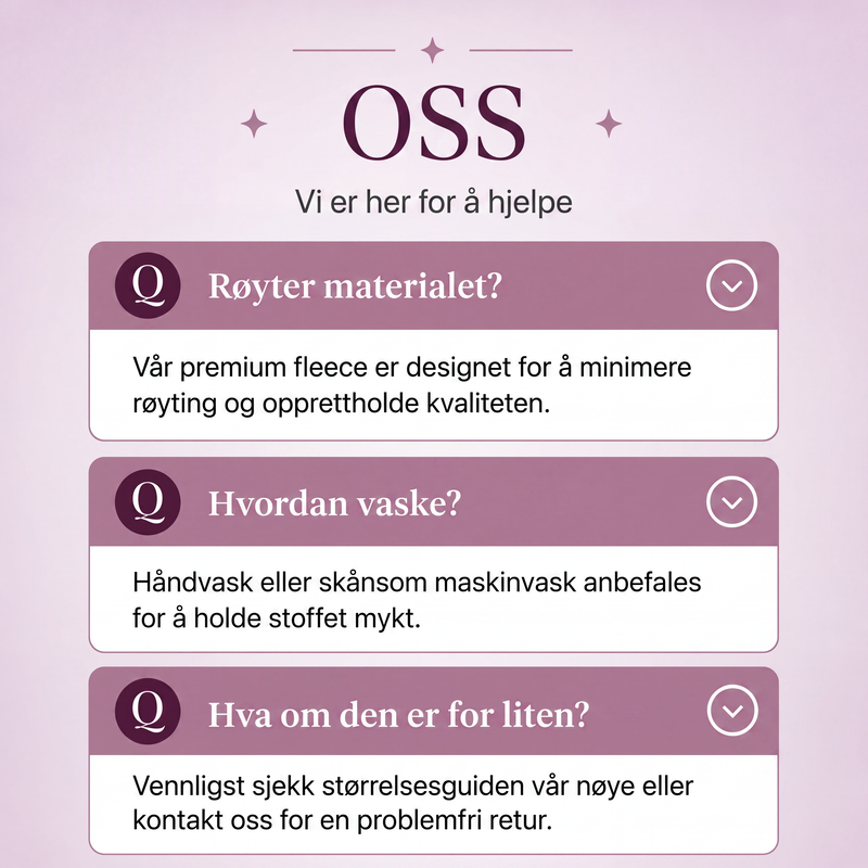 Løs sherpa-hettegenser for kvinner