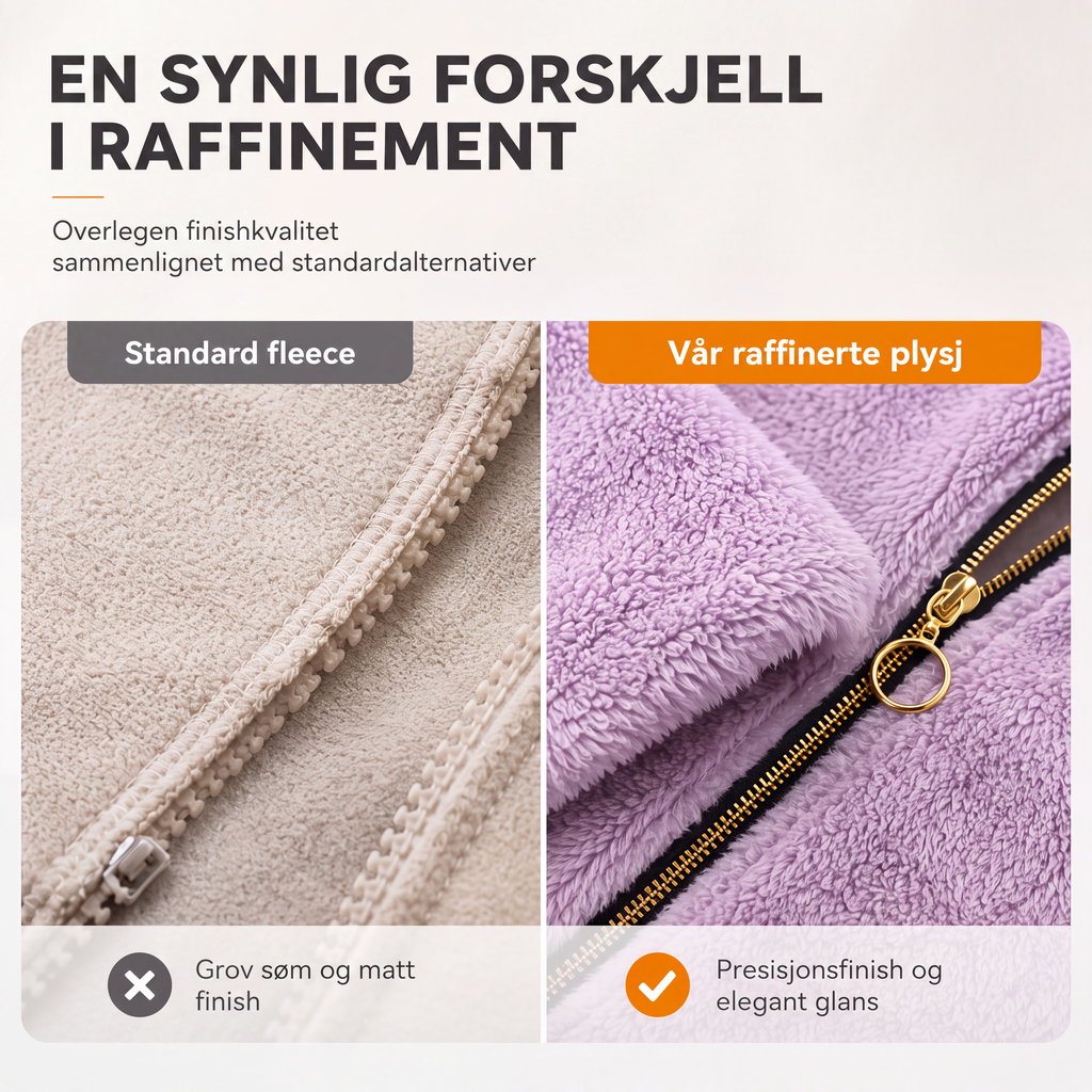 Dame uformell glidelåsgenser jakke