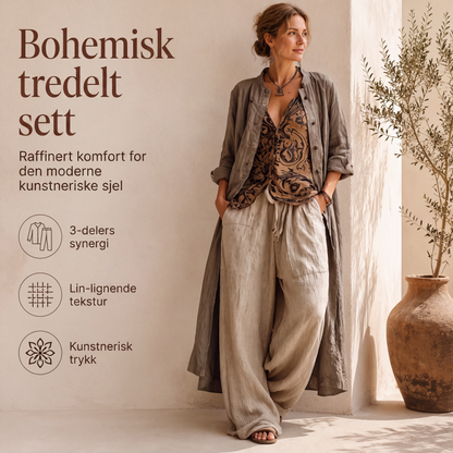 Uanstrengt stil 3-delt sett