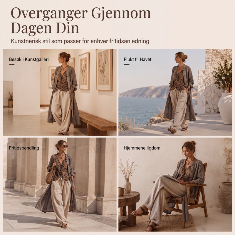 Uanstrengt stil 3-delt sett