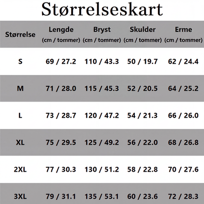 Uformell løs jakkargenser for menn