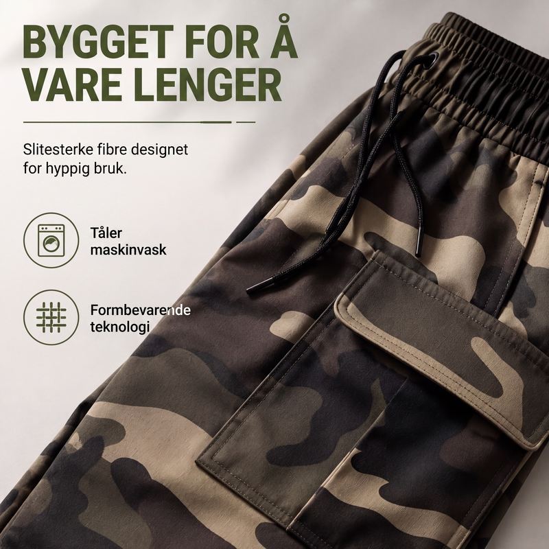 Dame cargo-bukser Lette utendørs joggebukser