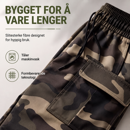 Dame cargo-bukser Lette utendørs joggebukser
