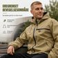 Vanntett herrejakke med hette og oversized passform