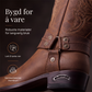 Cowboystøvler for menn med firkantet tå, vestlig stil