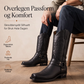 Cowboystøvler for menn med firkantet tå, vestlig stil