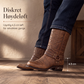 Cowboystøvler for menn med firkantet tå, vestlig stil