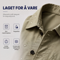 Vanntett trenchcoat i middels lengde for menn