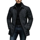 Vanntett trenchcoat i middels lengde for menn