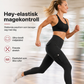 Høytaljede cargo-yogabukser for kvinner
