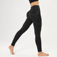 Høytaljede cargo-yogabukser for kvinner