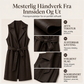 Elegant vestjakke i PU-skinn for kvinner