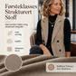 Dobbeltspent blazer-vest for kvinner