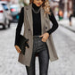 Dobbeltspent blazer-vest for kvinner
