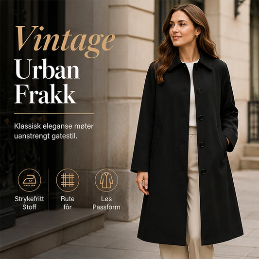 Dames enkelknapps lang trenchcoat