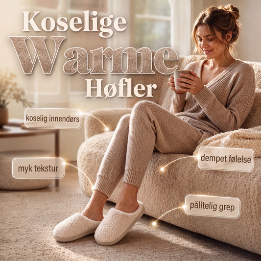 Koselige vintertøfler for menn og kvinner