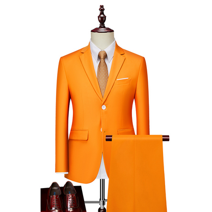 ✨👔50 % RABATT + GRATIS FRAKT🔥 2-delt herredress i moderne passform