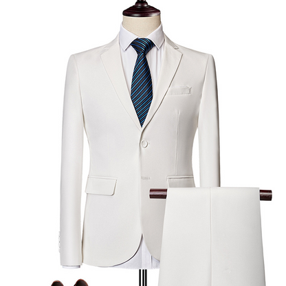 ✨👔50 % RABATT + GRATIS FRAKT🔥 2-delt herredress i moderne passform
