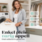 Dameblazer med kabelstrikk og sidestripe