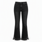 Damejeans med høy midje, retro utføring og utslåtte ben