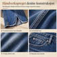 Damejeans med høy midje, retro utføring og utslåtte ben
