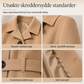 Elegant, figurkledet enkeltspent kåpe for kvinner