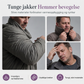 Herrejakke med hette, slim fit, vindtett