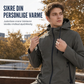 Herrejakke med hette, slim fit, vindtett