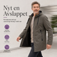 Herrejakke med hette, slim fit, vindtett