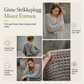 Dame kabelstrikket mockneck lang cardigan duster-genserkåpe