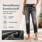 Dame retro-slitte jeans med revner