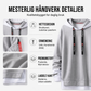 Uformell hettegenser for menn i falsk 2-delt design