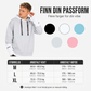 Uformell hettegenser for menn i falsk 2-delt design
