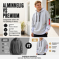 Uformell hettegenser for menn i falsk 2-delt design