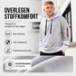 Uformell hettegenser for menn i falsk 2-delt design