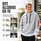 Uformell hettegenser for menn i falsk 2-delt design