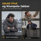 Vattert vinterjakke for menn med fleeceforing