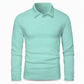 Menns uformell genser med lang erme og pullover