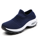 Dame pustende sokkesneakers med glidende passform