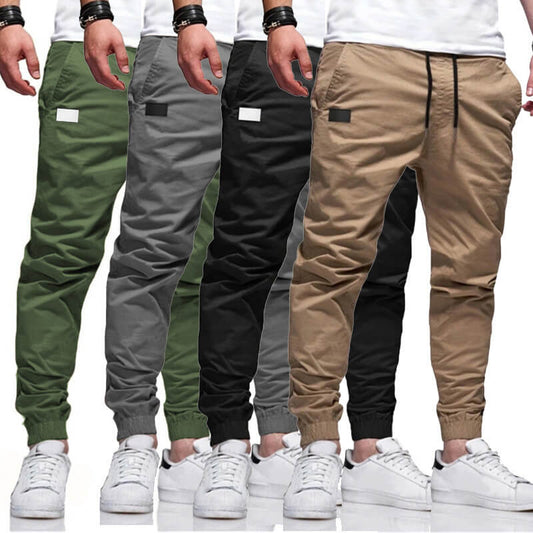 Slim fit-bukser med snøring til menn