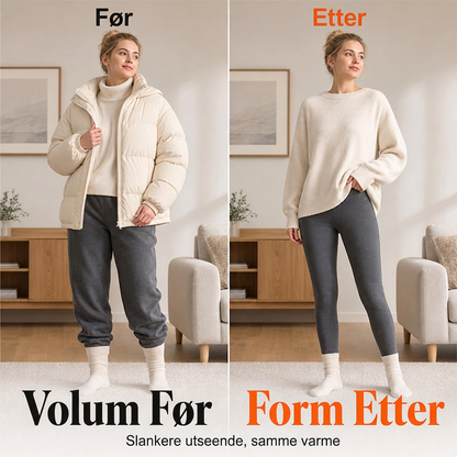 Høytaljede varme leggings for kvinner