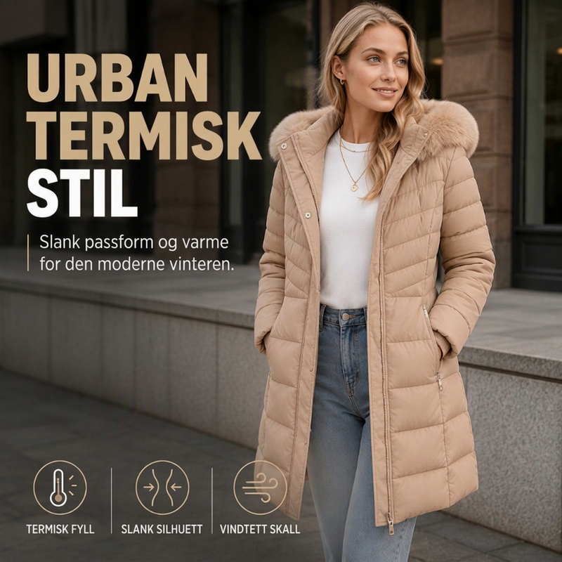 Varmeforsterket vinterparka