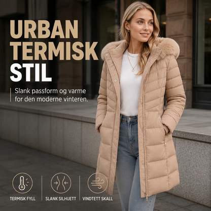 Varmeforsterket vinterparka