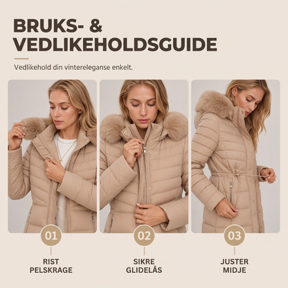 Varmeforsterket vinterparka