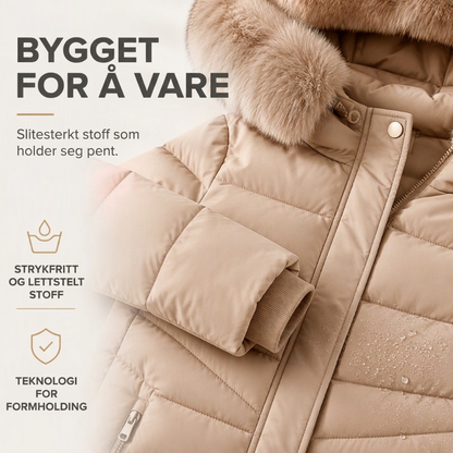 Varmeforsterket vinterparka